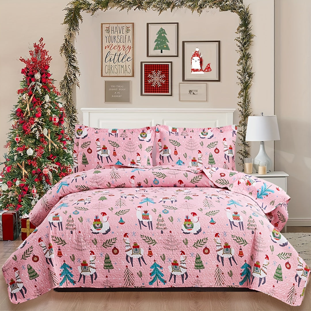 3pcs Christmas  Bedding Set