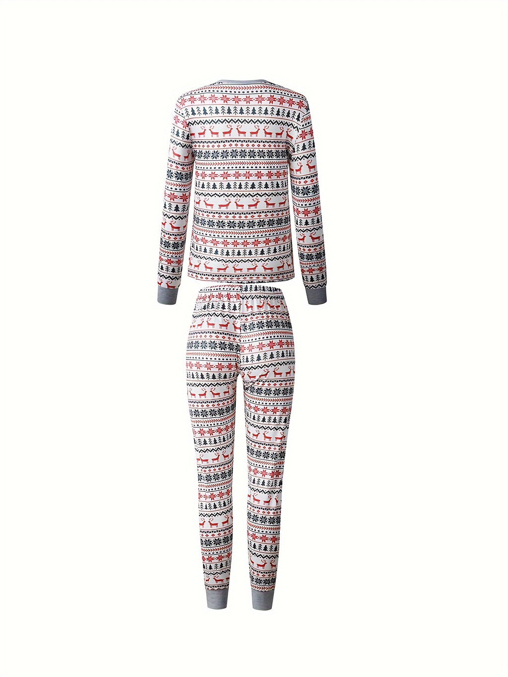 2Pcs Set Christmas Pajamas for Women