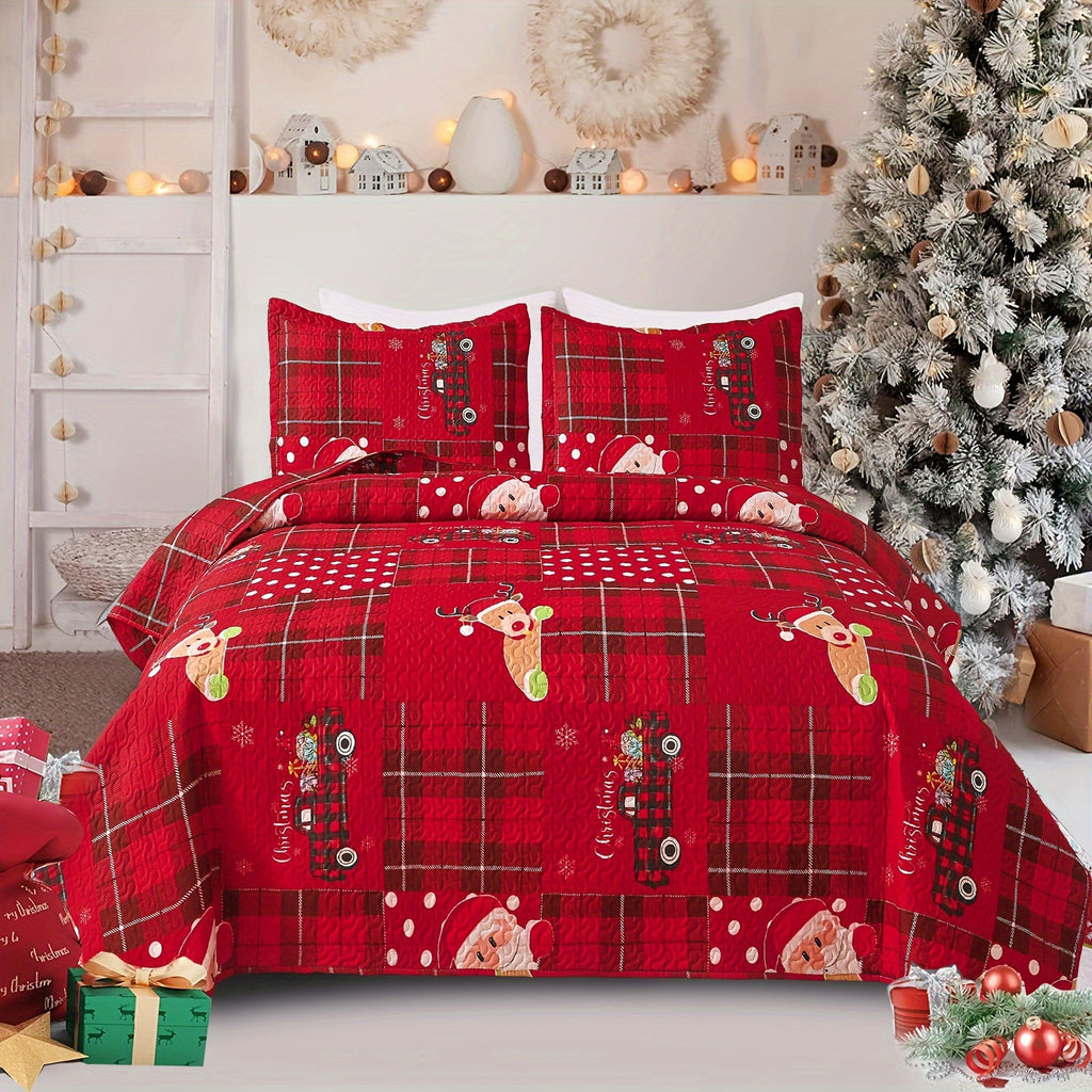 3pcs Christmas  Bedding Set