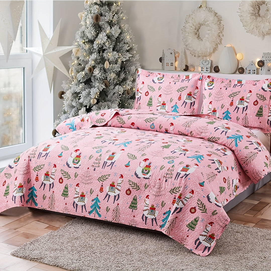 3pcs Christmas  Bedding Set