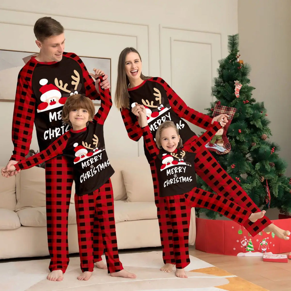 Christmas Pajamas Printed Xmas Family