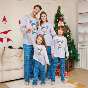 Christmas Pajamas Printed Xmas Family