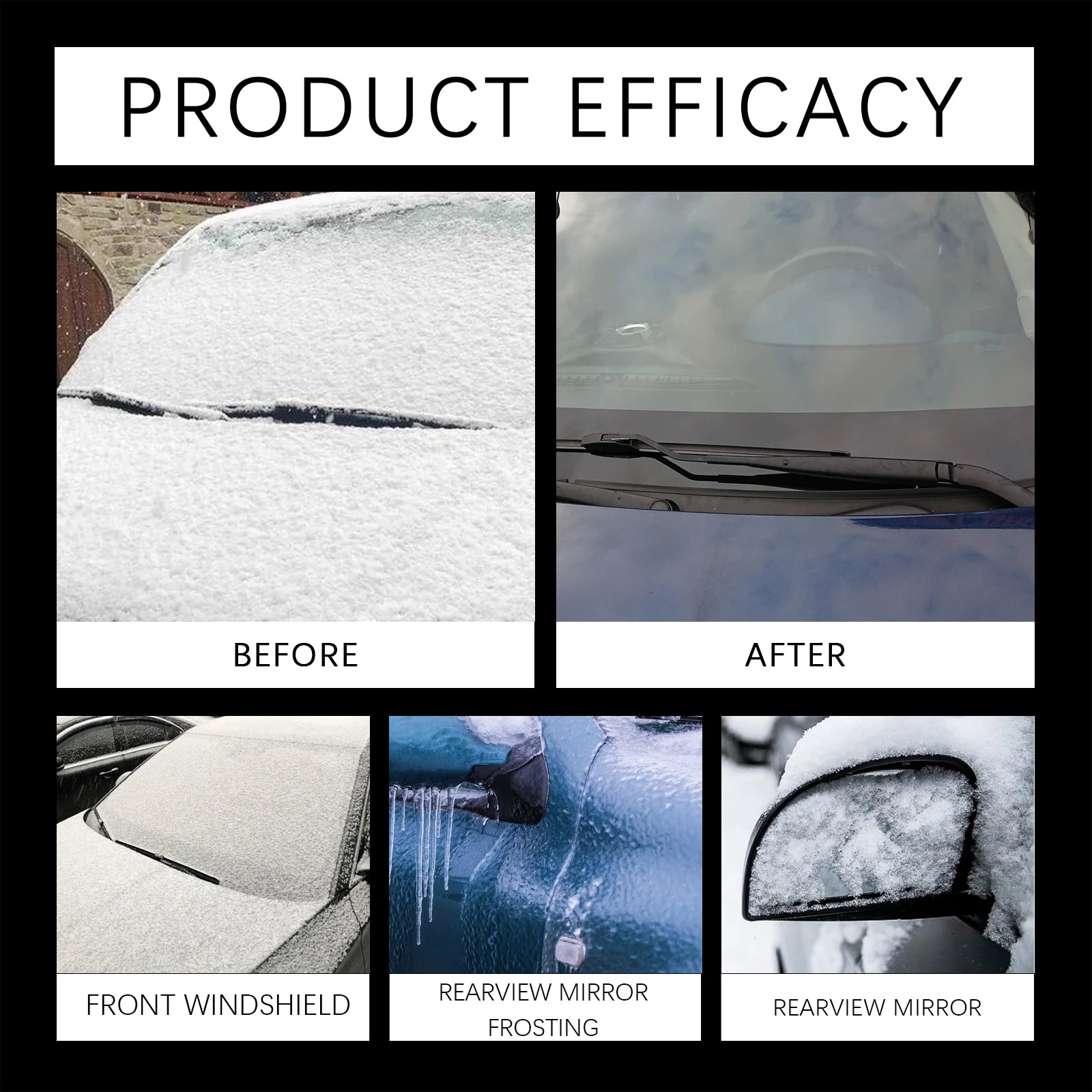 Windshield Defroster Spray Instant