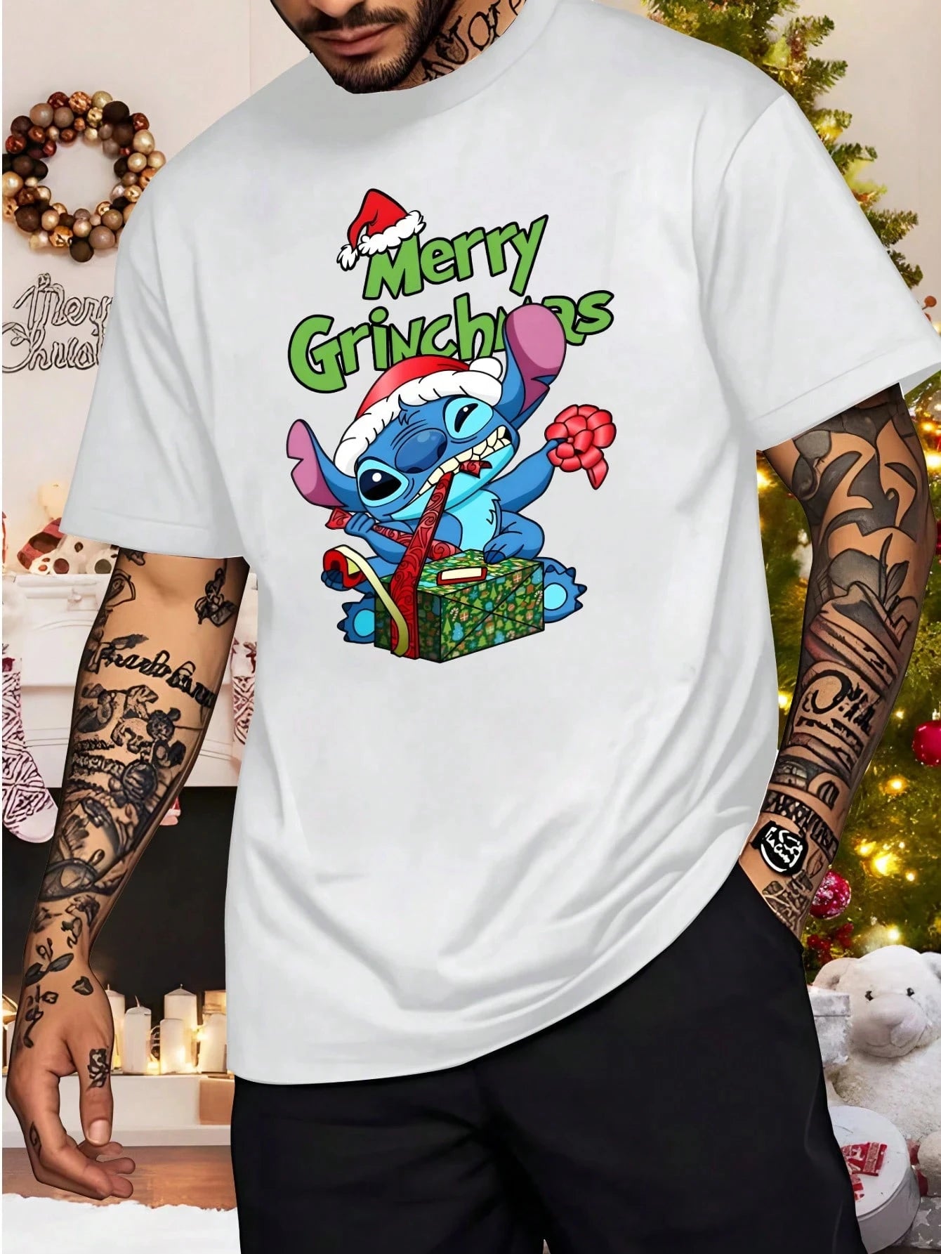 Stitch Printed Men's T-shirts