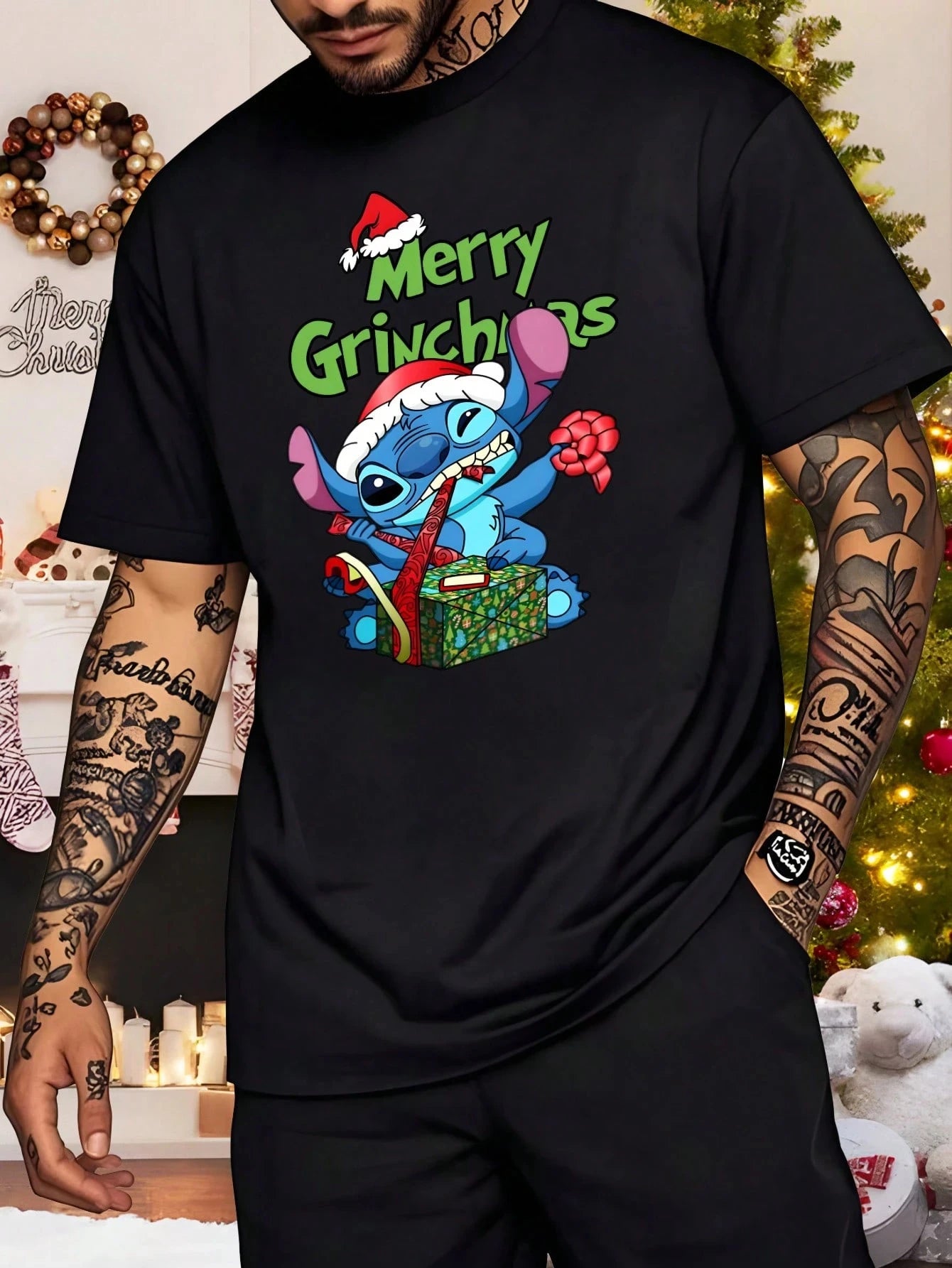 Stitch Printed Men's T-shirts
