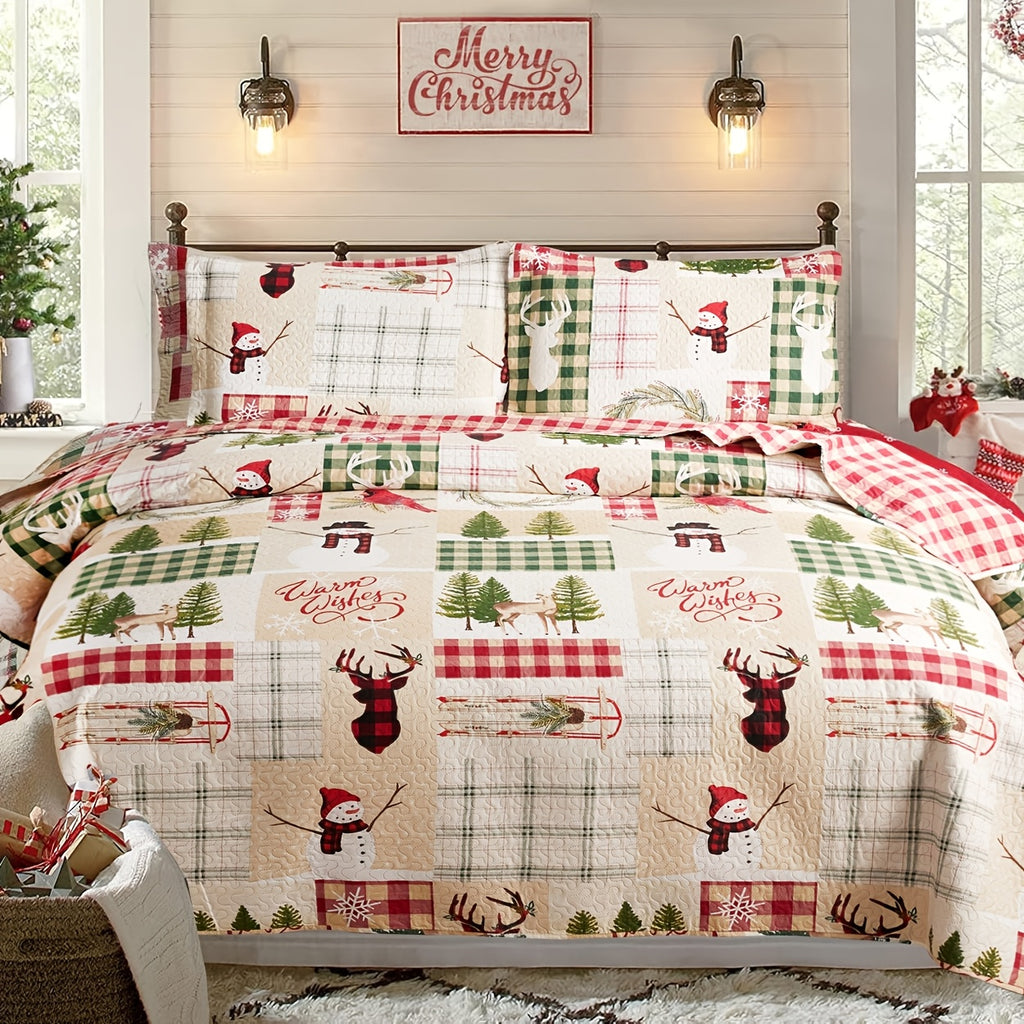 3pcs Christmas  Bedding Set