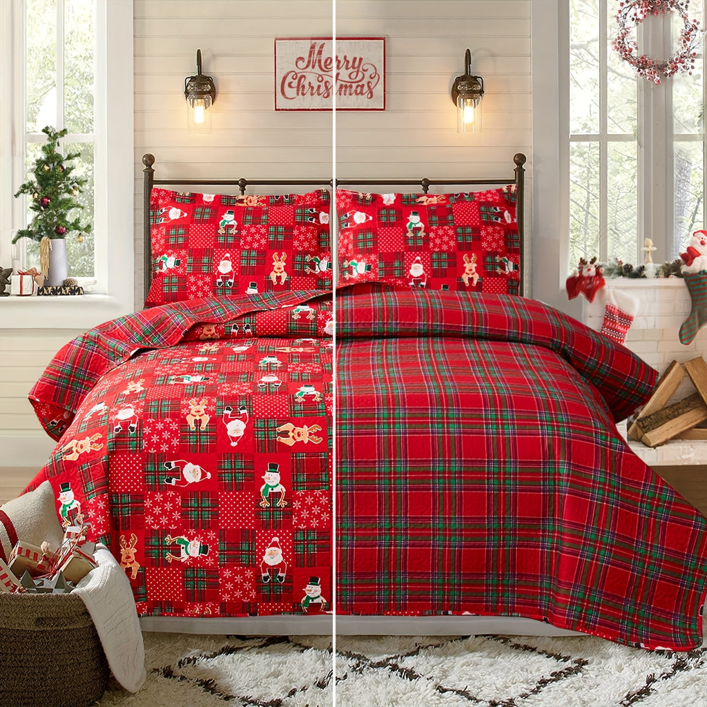 3pcs Christmas  Bedding Set