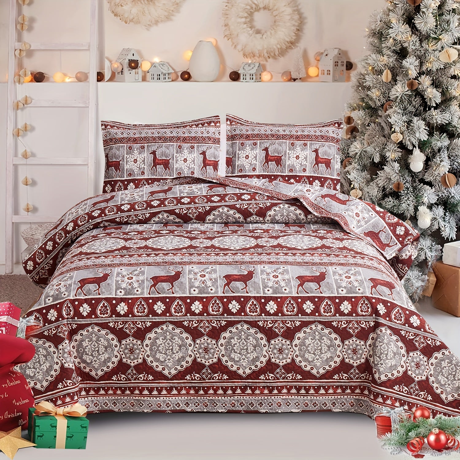3pcs Christmas  Bedding Set